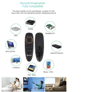 G10S Pro Air Mouse Backlit Voice Remote Control Wireless